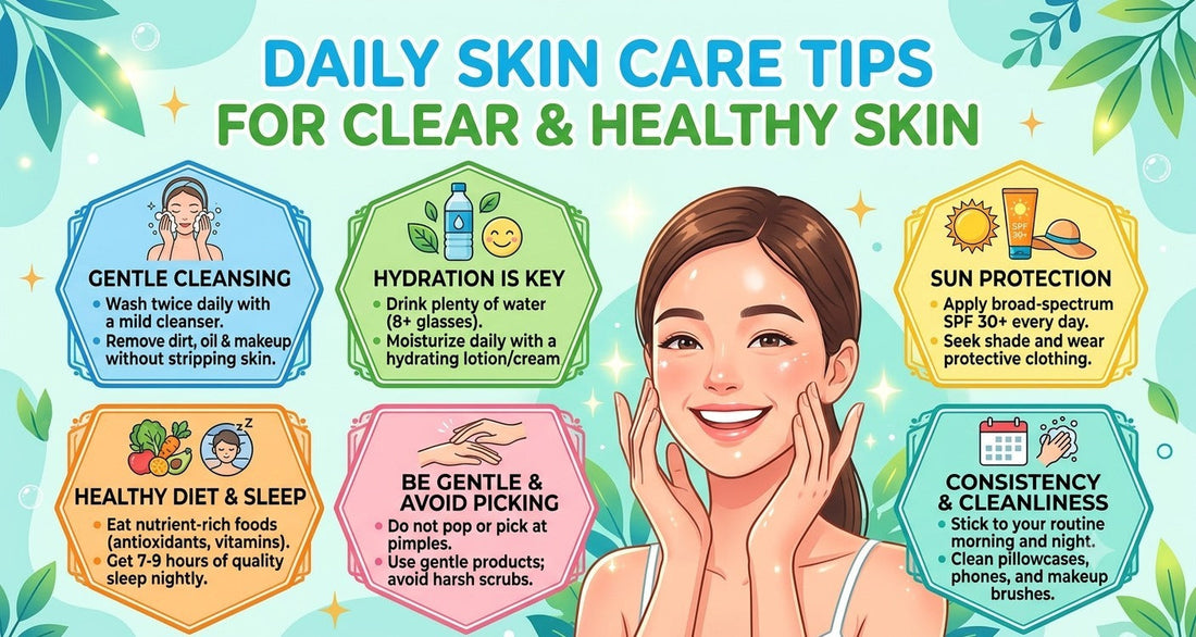Essential Skin Care Tips for Clear and Healthy Skin: A Step-by-Step Guide