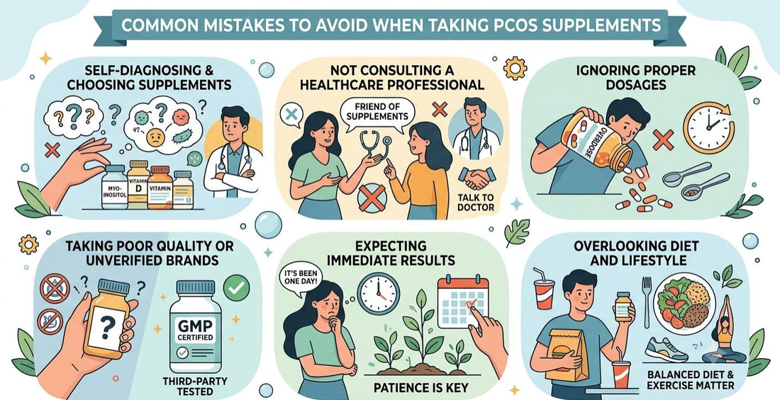 Common Mistakes to Avoid When Taking PCOS Supplements