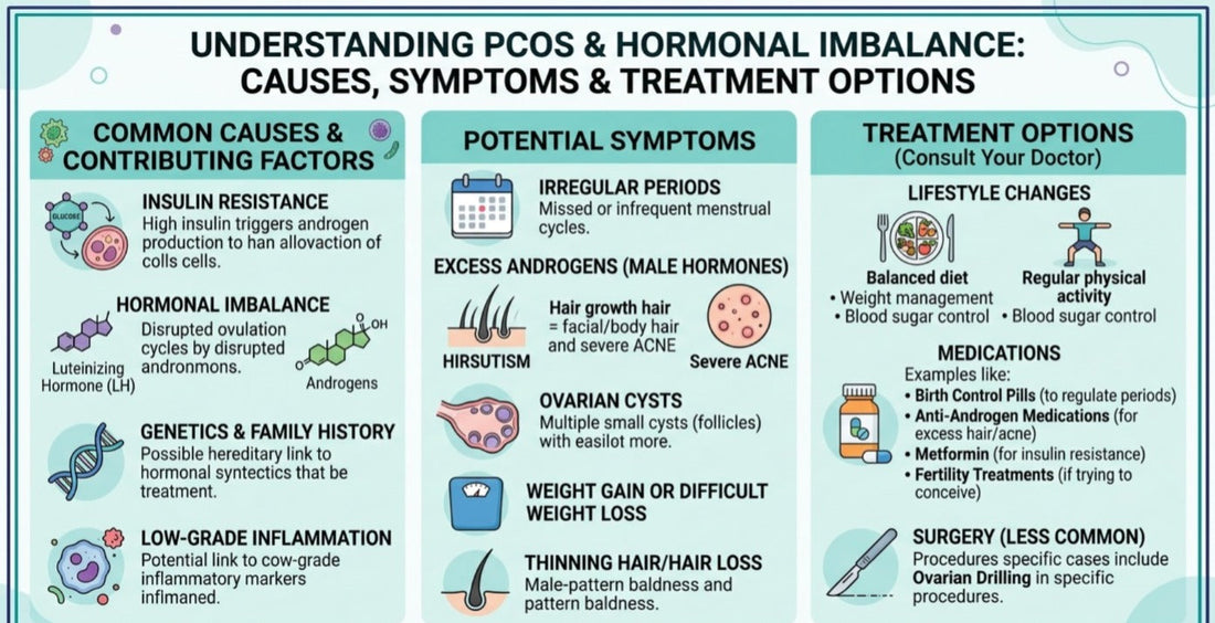 PCOS Hormonal Imbalance: Causes, Symptoms and Treatment Options
